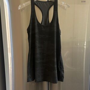 Rare lululemon athletica Cool Racerback top black camo